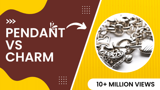 What is the difference between a pendant and a charm?