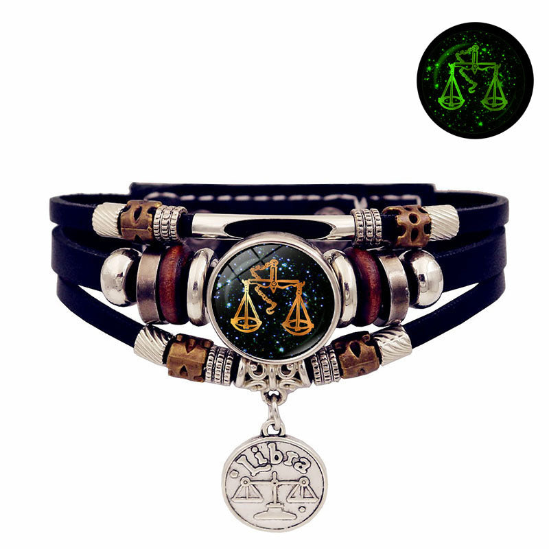 12 Constellation Handmade Multi Layered Beaded Bracelet