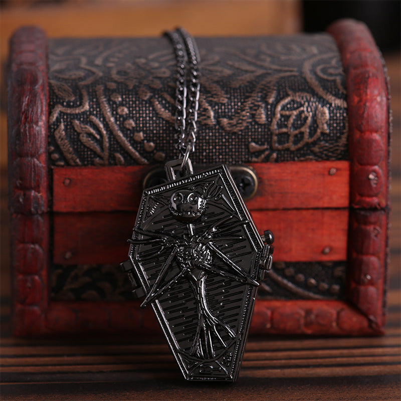 Vintage BronzeThe Nightmare Before Christmas Pocket Watch