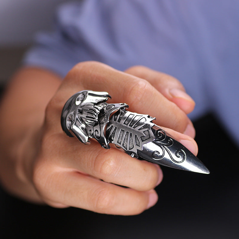 Dragon Domineering Punk Street Ring