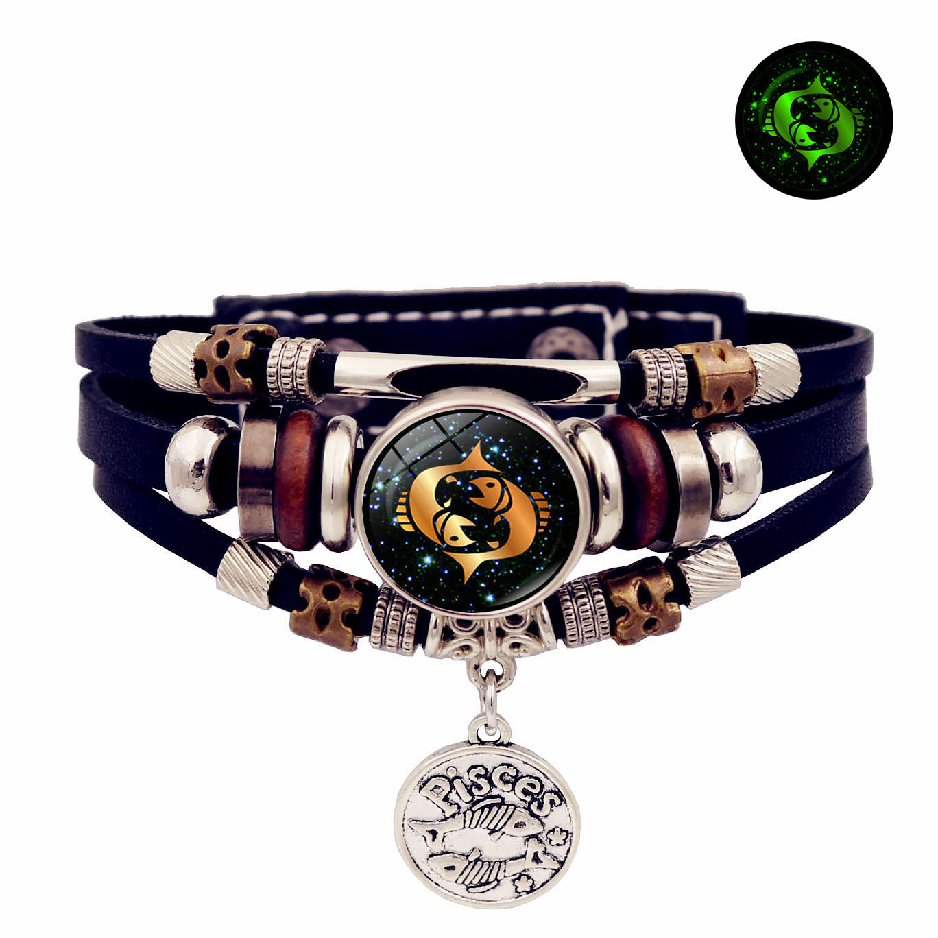 12 Constellation Handmade Multi Layered Beaded Bracelet