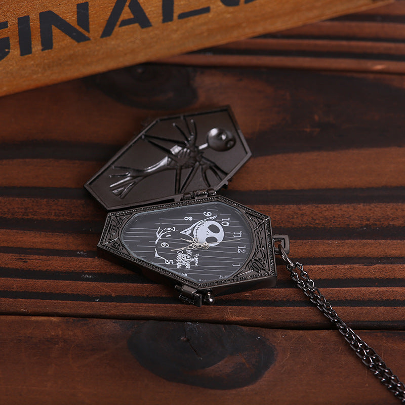 Vintage BronzeThe Nightmare Before Christmas Pocket Watch