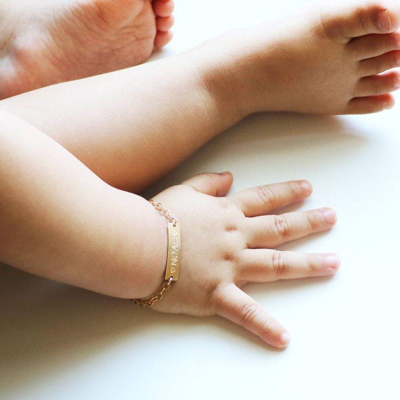 Children's Stainless Steel Letter Bracelet - Hatuti Jewelry