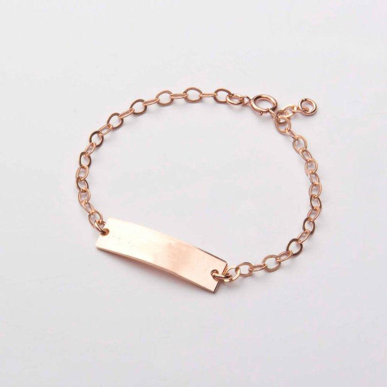 Children's Stainless Steel Letter Bracelet - Hatuti Jewelry