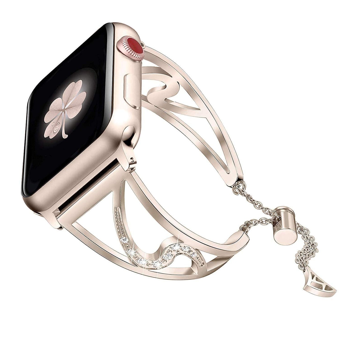 S-shaped Metal Stainless Steel Watch Strap - Hatuti Jewelry