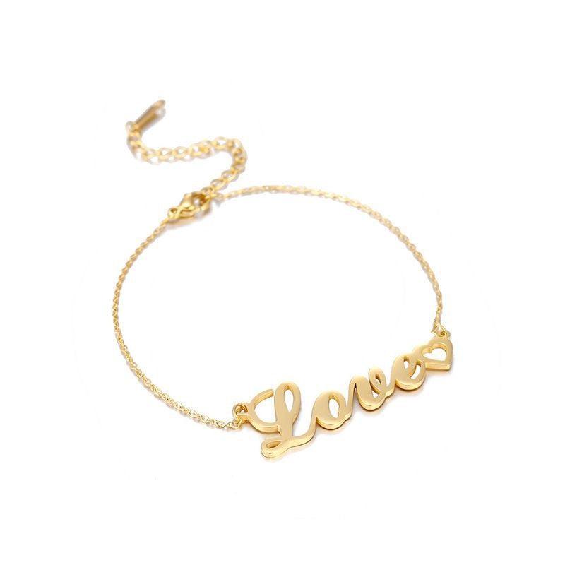 Stainless Steel Personalized DIY Custom Name Bracelet - Hatuti Jewelry