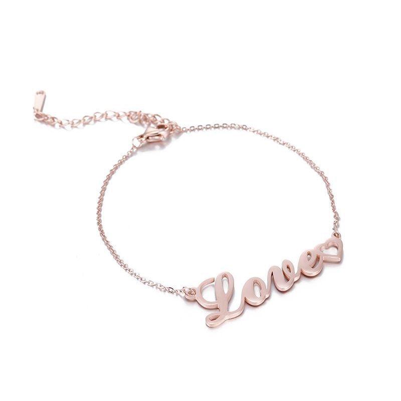 Stainless Steel Personalized DIY Custom Name Bracelet - Hatuti Jewelry
