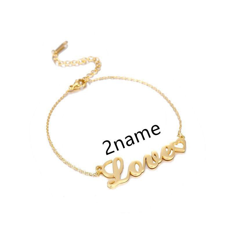 Stainless Steel Personalized DIY Custom Name Bracelet - Hatuti Jewelry