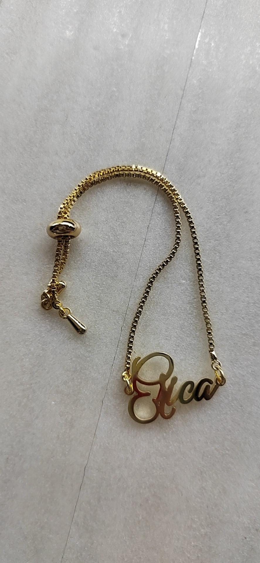 Stainless Steel Personalized DIY Custom Name Bracelet - Hatuti Jewelry